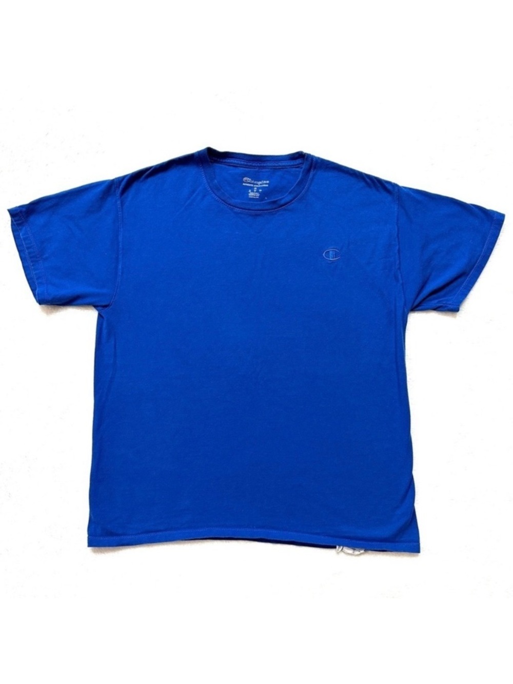 🔴 5 for $10 ONE Champion Blue Short Sleeve T-Shirt Size M Unisex 100% Cotton